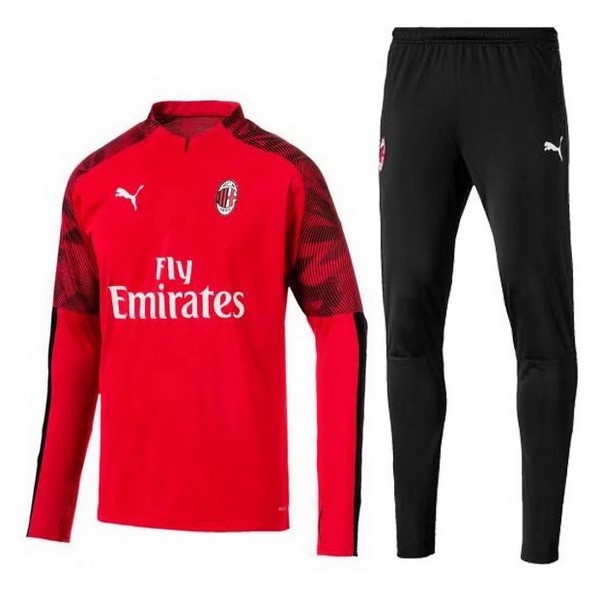 Chandal AC Milan 2019-20 Rojo Negro